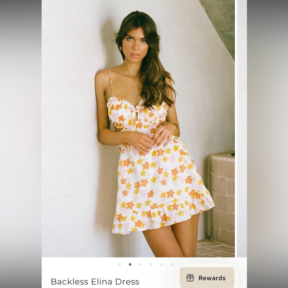 Sabo Skirt Backless Mini Dress - Size M